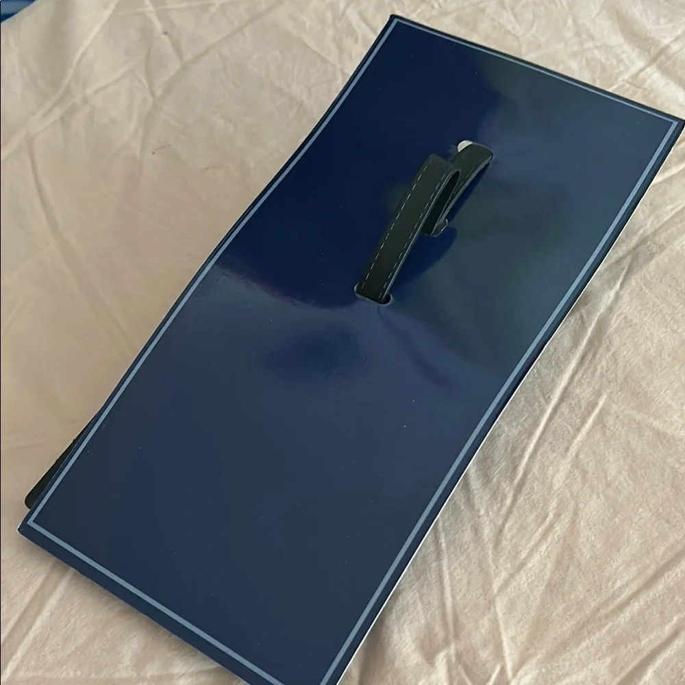 Steve Madden Two-Piece Blue Luggage Tag Set